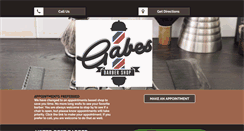 Desktop Screenshot of gabesbarbershop.com